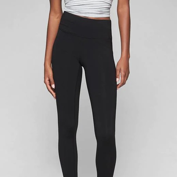 Athleta Pants - Athleta High Rise Chaturanga Tight Black NWT